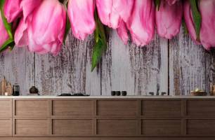Wybierz Fototapeta tulipany Tulipany na ścianę