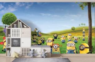 Wybierz Fototapeta Minionki  na ścianę