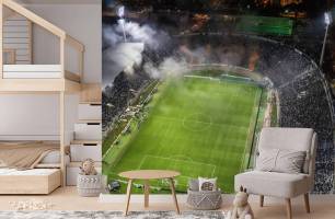 Wybierz Fototapeta widok z góry stadionu  na ścianę