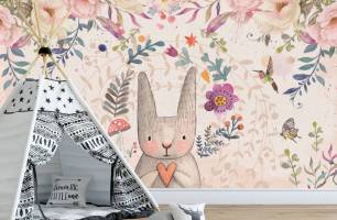 Wybierz Ścian Fototapeta Cute Cat Fototapety zwierzęta na ścianę