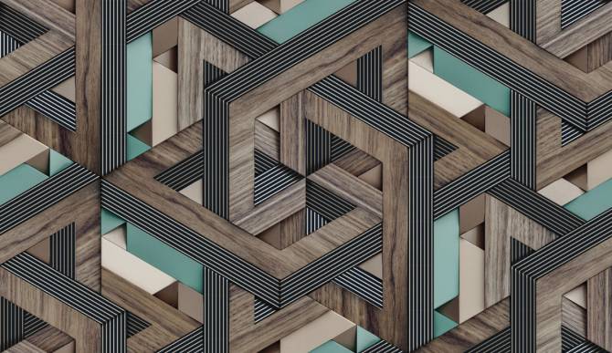 Fototapeta Geometria ścian