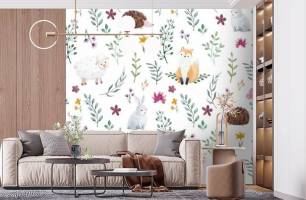Wybierz Fototapeta Zwierzaki pattern  na ścianę