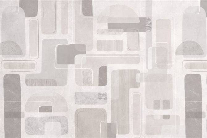 Fototapeta Szara ścianą geometryczna