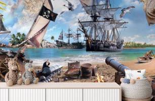 Wybierz Fototapeta Wyspa Piratów  na ścianę