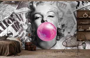 Wybierz Fototapeta Vintage Marylin Monroe  na ścianę