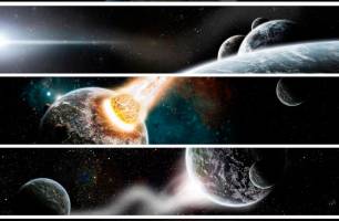 Wybierz Fototapeta Asteroida Przestrzeń tapety na ścianę