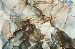 Wybierz Fototapeta złoty fluid Fototapety Złoty na ścianę