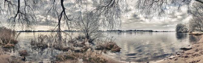 Fototapeta czarno-białe wybrzeże