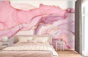 Wybierz Fototapeta Pink Fluid Art  na ścianę