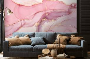 Wybierz Fototapeta Pink Fluid Art  na ścianę
