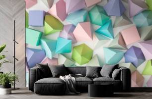 Wybierz Fototapeta kolorowe origami Fototapety 3D na ścianę