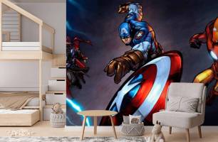 Wybierz Tapeta Avengers Walka  na ścianę