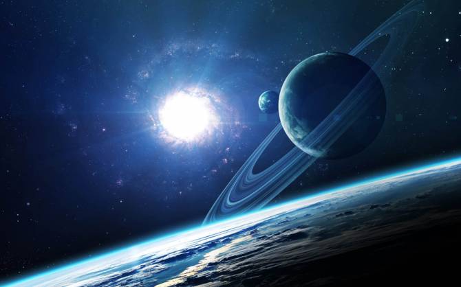 Fototapeta Planeta w kosmosie