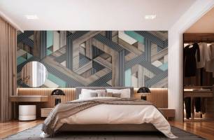 Wybierz Fototapeta Geometria ścian Fototapety 3D na ścianę