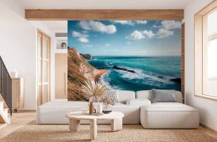 Wybierz Fototapeta Morze ocean brzeg Domowe ognisko na ścianę