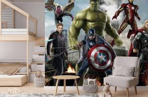 Wybierz Fototapeta Bohaterowie Marvela Tapety superbohaterowie na ścianę