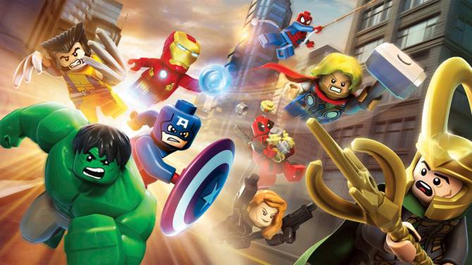 Fototapeta Lego bohaterowie