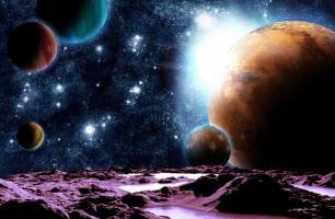 Wybierz Fototapeta 6 planet Przestrzeń tapety na ścianę