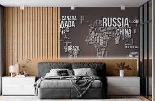 Wybierz Fototapeta Mapa  na ścianę