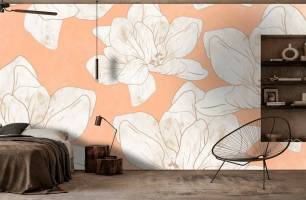 Wybierz Fototapeta Kwiaty magnolia  na ścianę