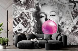 Wybierz Fototapeta Vintage Marylin Monroe Fototapeta według stylu na ścianę