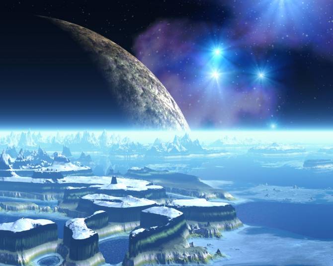 Tapeta na innej planecie