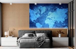 Wybierz Fototapeta Nocna mapa świata  na ścianę