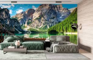 Wybierz Fototapeta Górskie jezioro Fototapeta natura na ścianę