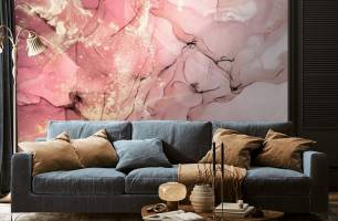 Wybierz Fototapeta Pink Fluid Art  na ścianę
