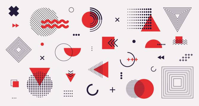 Fototapeta Geometryczny wzór do biura