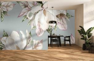 Wybierz Fototapeta Kwiaty magnolia Strefa uśmiechu na ścianę