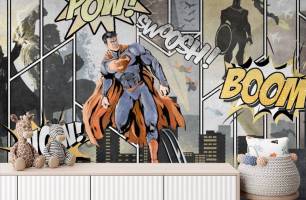 Wybierz Fototapeta Superman komiks  na ścianę