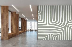 Wybierz Fototapeta Wzór geometryczny zielony  na ścianę
