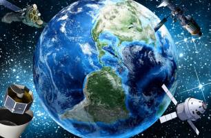 Wybierz Fototapeta Planeta ziemia Przestrzeń tapety na ścianę