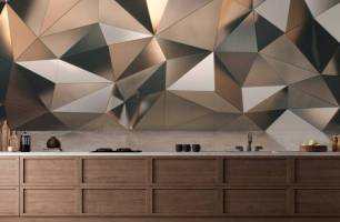Wybierz Fototapeta Abstrakcja 3D geometryczna na ścianę