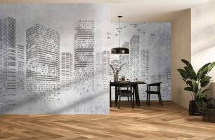 Wybierz Fototapeta Miasto 3D w stylu loft Fototapeta według stylu na ścianę