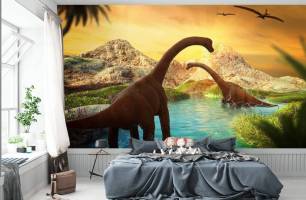 Wybierz Fototapeta dinozaury  na ścianę