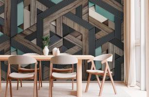 Wybierz Fototapeta Geometria ścian Fototapety 3D na ścianę