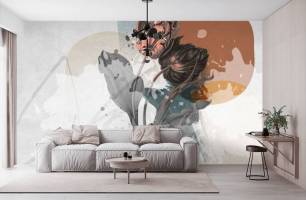 Wybierz Fototapeta Tulipany art deco Art deco na ścianę