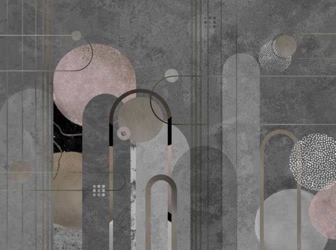 Fototapeta Geometryczny wzór w stylu art deco