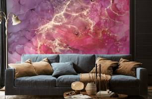 Wybierz Fototapeta jasnoróżowa Fluid Art Fototapety marmur na ścianę