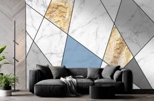 Wybierz Fototapeta geometria marmuru Fototapety 3D na ścianę