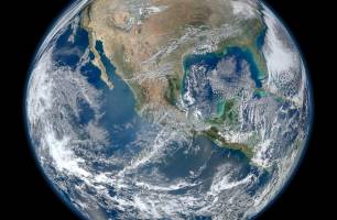 Wybierz Fototapeta planeta Ziemia na czarnym tle Przestrzeń tapety na ścianę