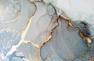 Wybierz Fototapeta fluid złoto Fototapety Złoty na ścianę