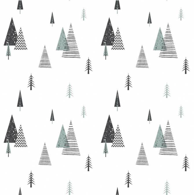 Fototapeta Choinki pattern