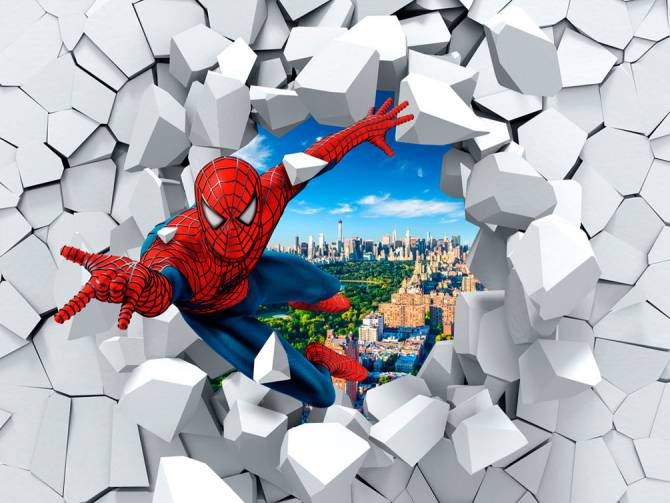 Fototapeta Spiderman 3D