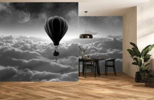 Wybierz Fototapeta balon na ogrzane powietrze Fototapeta według stylu na ścianę