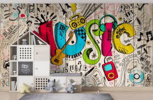 Wybierz Fototapeta ściana graffiti Tapety do pokoju dziecięcego na ścianę