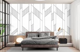 Wybierz Fototapeta panelowa w stylu line art Fototapety Proste linie na ścianę